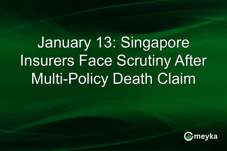 January 13: Singapore Insurers Face Scrutiny After Multi-Policy Death Claim