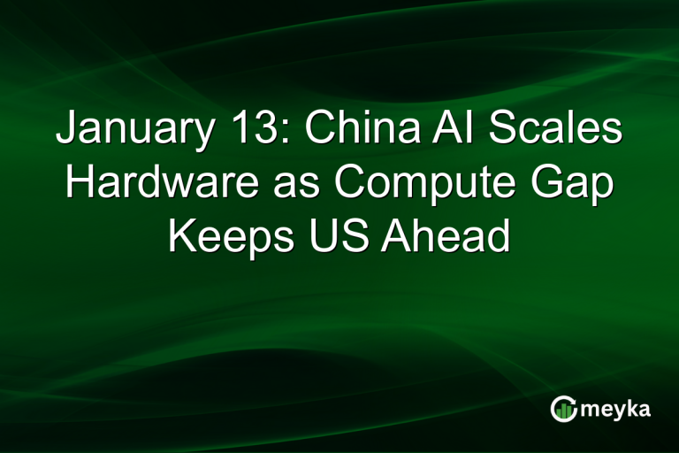 January 13: China AI Scales Hardware as Compute Gap Keeps US Ahead