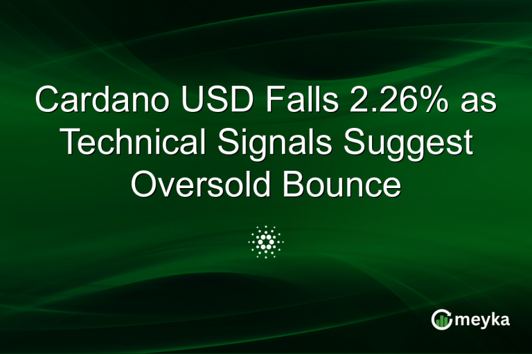 Cardano USD Falls 2.26% as Technical Signals Suggest Oversold Bounce