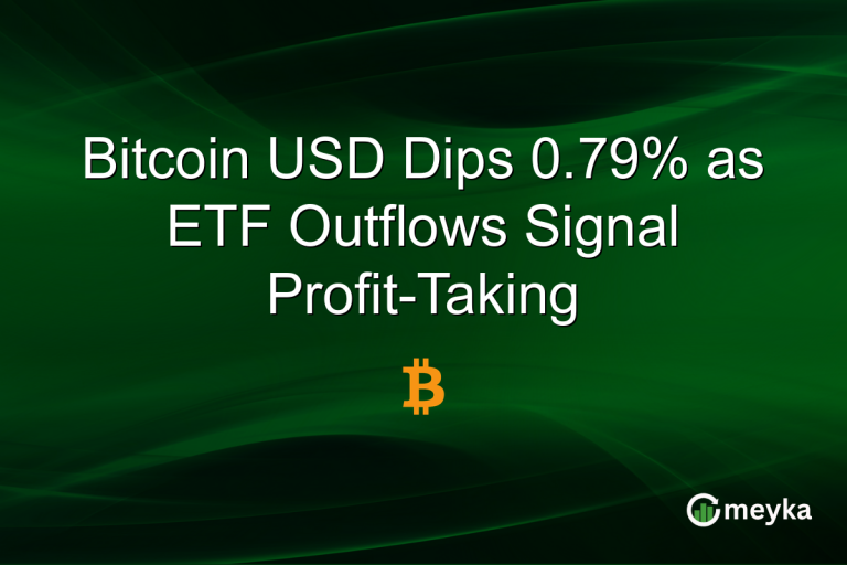 Bitcoin USD Dips 0.79% as ETF Outflows Signal Profit-Taking