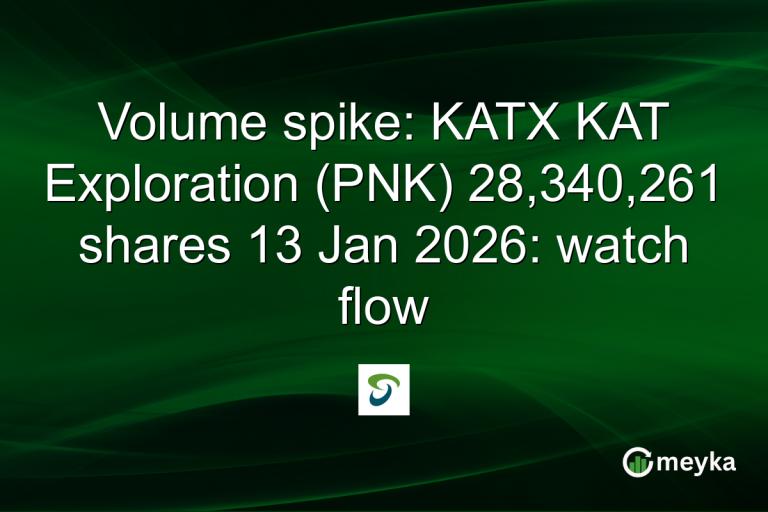 Volume spike: KATX KAT Exploration (PNK) 28,340,261 shares 13 Jan 2026: watch flow