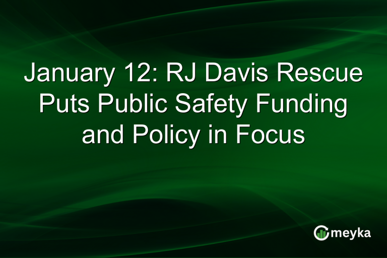 January 12: RJ Davis Rescue Puts Public Safety Funding and Policy in Focus