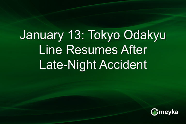 January 13: Tokyo Odakyu Line Resumes After Late-Night Accident