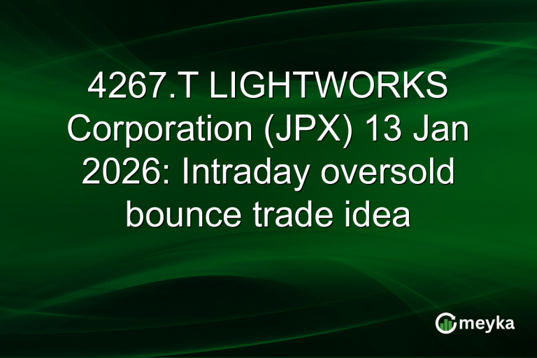 4267.T LIGHTWORKS Corporation (JPX) 13 Jan 2026: Intraday oversold bounce trade idea