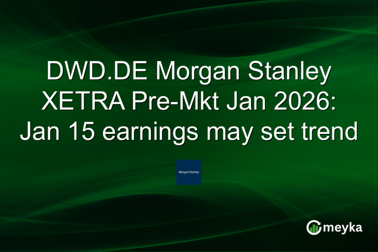 DWD.DE Morgan Stanley XETRA Pre-Mkt Jan 2026: Jan 15 earnings may set trend