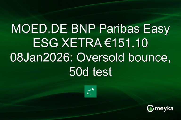 MOED.DE BNP Paribas Easy ESG XETRA €151.10 08Jan2026: Oversold bounce, 50d test
