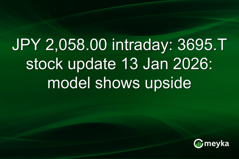 JPY 2,058.00 intraday: 3695.T stock update 13 Jan 2026: model shows upside