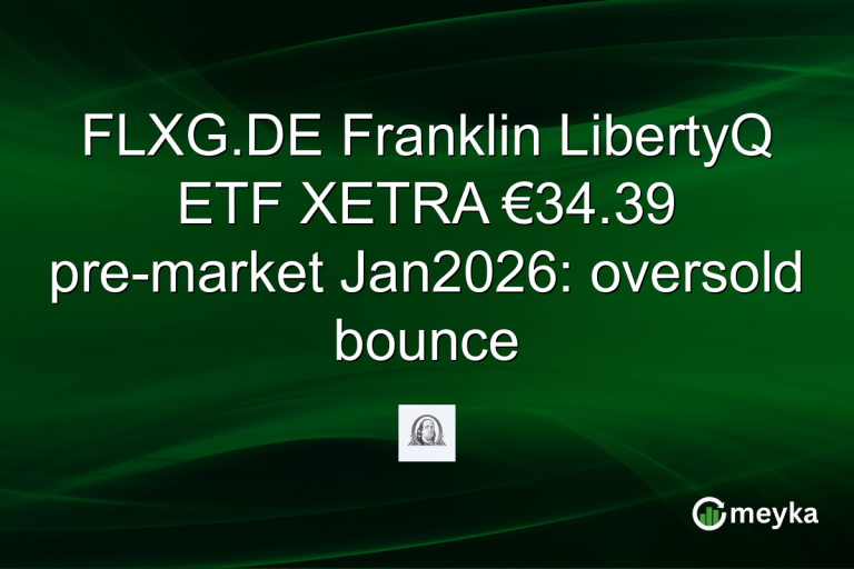 FLXG.DE Franklin LibertyQ ETF XETRA €34.39 pre-market Jan2026: oversold bounce