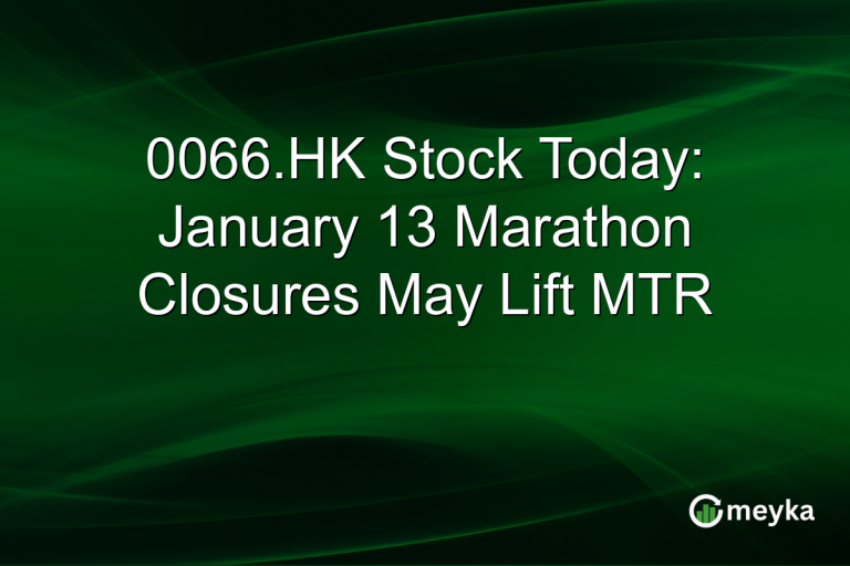 0066.HK Stock Today: January 13 Marathon Closures May Lift MTR