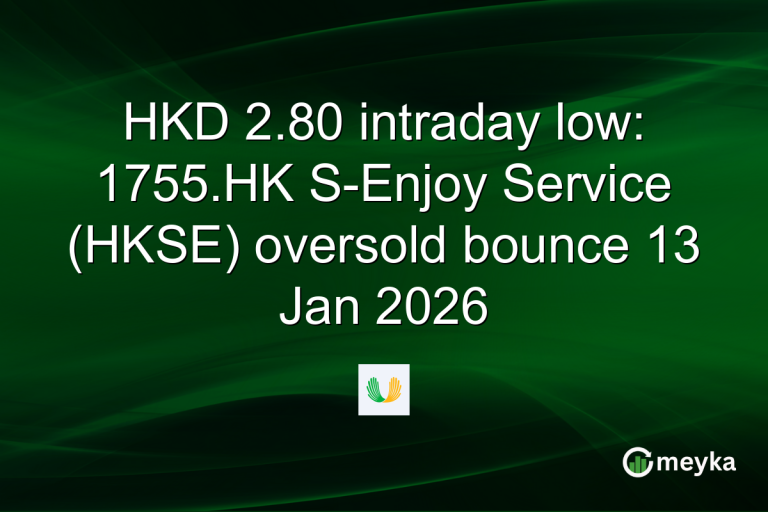 HKD 2.80 intraday low: 1755.HK S-Enjoy Service (HKSE) oversold bounce 13 Jan 2026