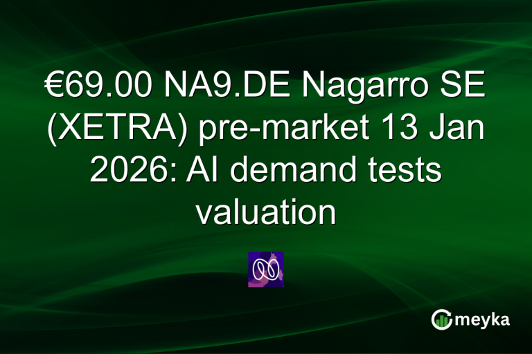 €69.00 NA9.DE Nagarro SE (XETRA) pre-market 13 Jan 2026: AI demand tests valuation