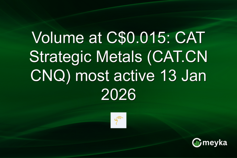 Volume at C$0.015: CAT Strategic Metals (CAT.CN CNQ) most active 13 Jan 2026
