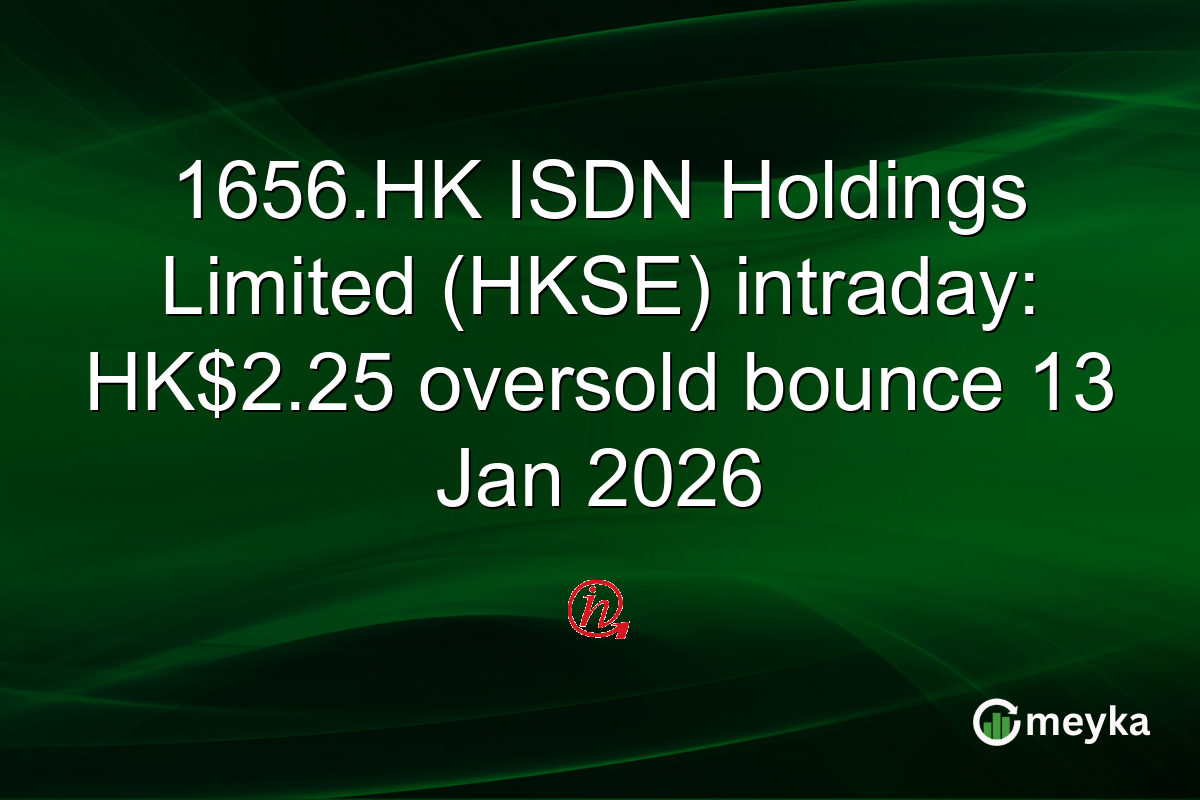 1656.HK ISDN Holdings Limited (HKSE) intraday: HK$2.25 oversold bounce 13 Jan 2026