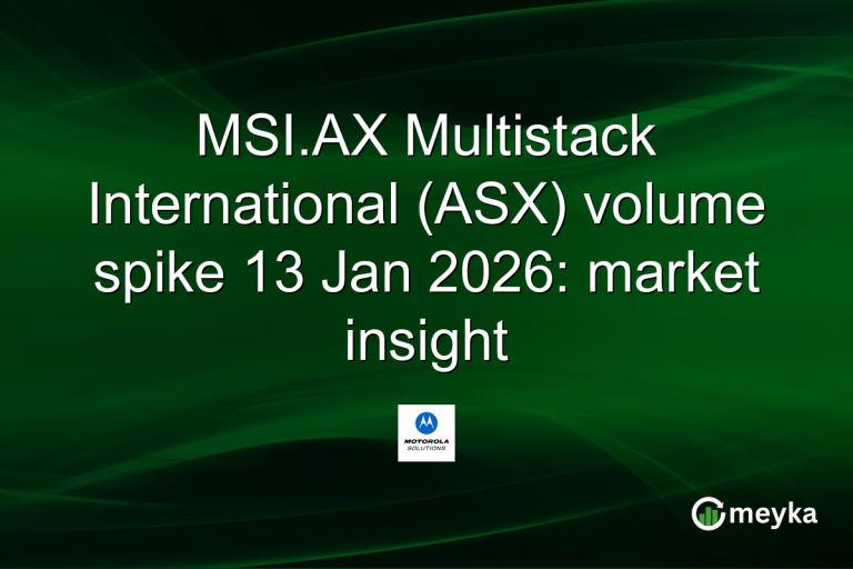 MSI.AX Multistack International (ASX) volume spike 13 Jan 2026: market insight