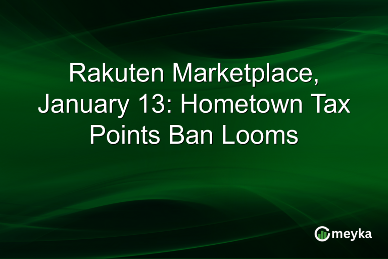 Rakuten Marketplace, January 13: Hometown Tax Points Ban Looms