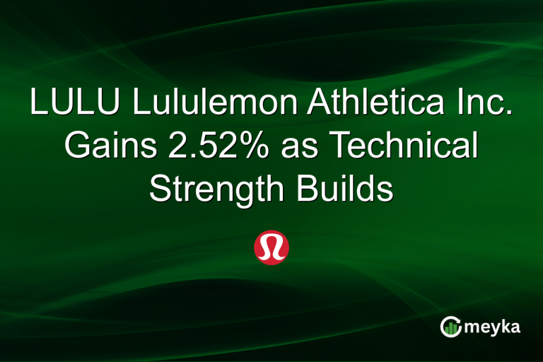 LULU Lululemon Athletica Inc. Gains 2.52% as Technical Strength Builds