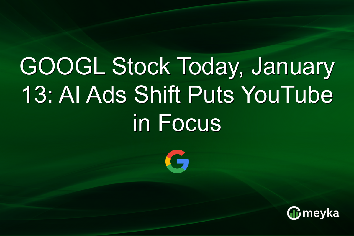 GOOGL Stock Today, January 13: AI Ads Shift Puts YouTube in Focus