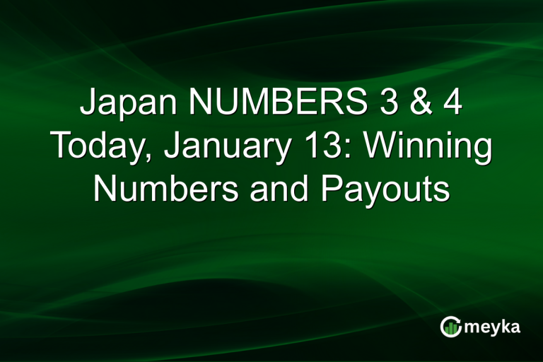 Japan NUMBERS 3 & 4 Today, January 13: Winning Numbers and Payouts