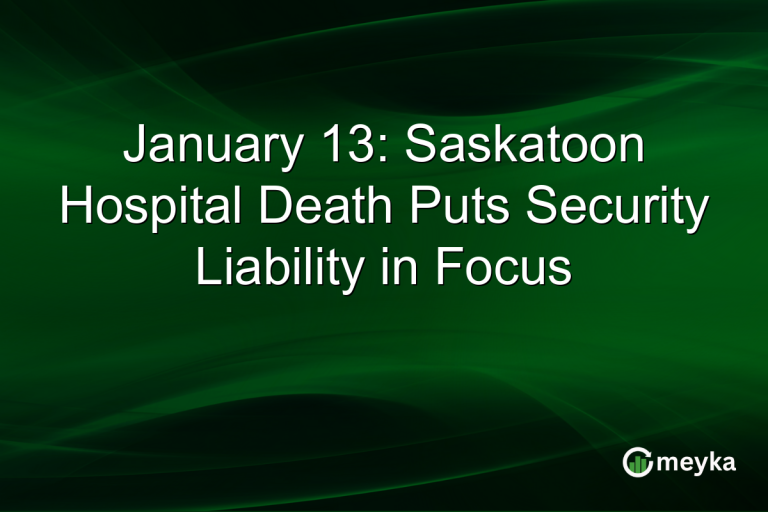 January 13: Saskatoon Hospital Death Puts Security Liability in Focus