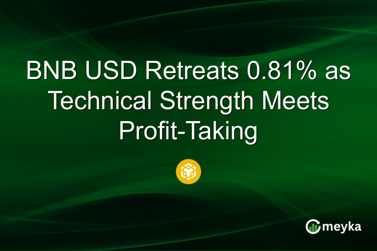 BNB USD Retreats 0.81% as Technical Strength Meets Profit-Taking