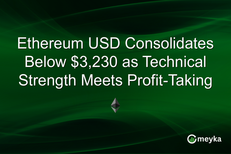 Ethereum USD Consolidates Below $3,230 as Technical Strength Meets Profit-Taking