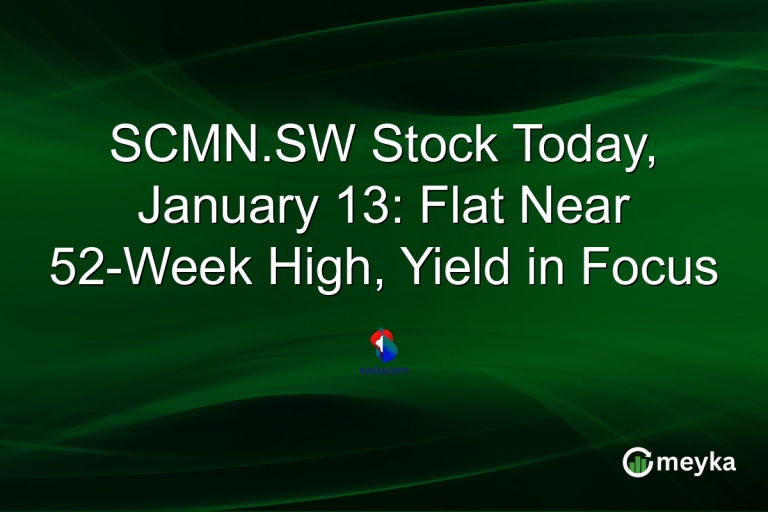SCMN.SW Stock Today, January 13: Flat Near 52-Week High, Yield in Focus