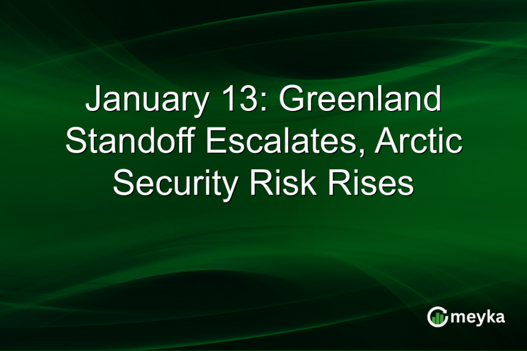 January 13: Greenland Standoff Escalates, Arctic Security Risk Rises