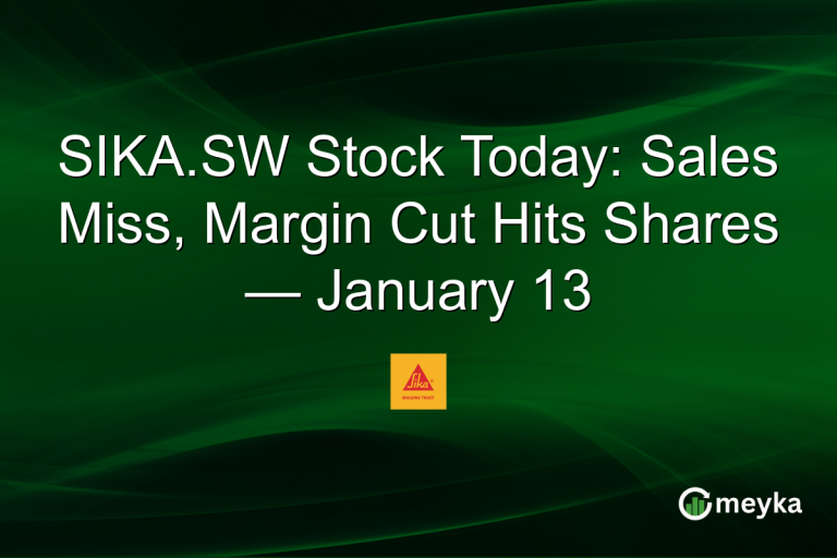 SIKA.SW Stock Today: Sales Miss, Margin Cut Hits Shares — January 13