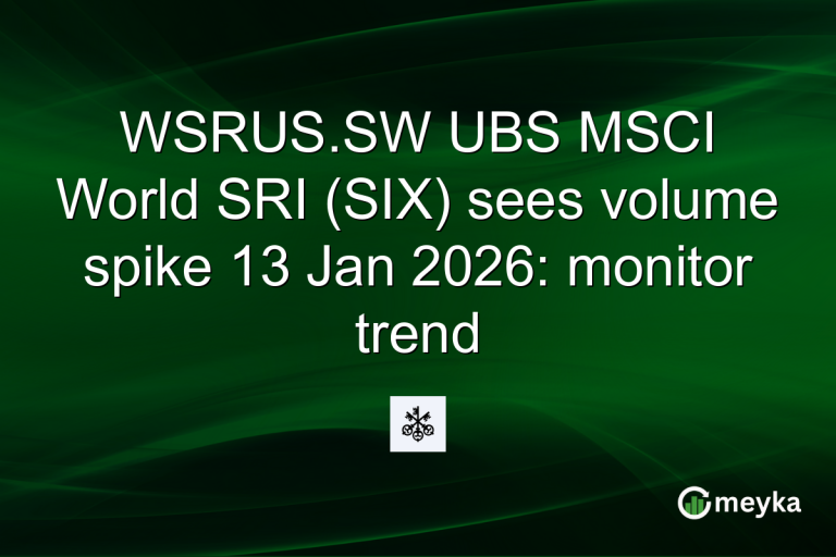 WSRUS.SW UBS MSCI World SRI (SIX) sees volume spike 13 Jan 2026: monitor trend