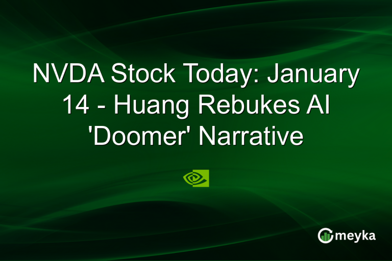 NVDA Stock Today: January 14 - Huang Rebukes AI 'Doomer' Narrative