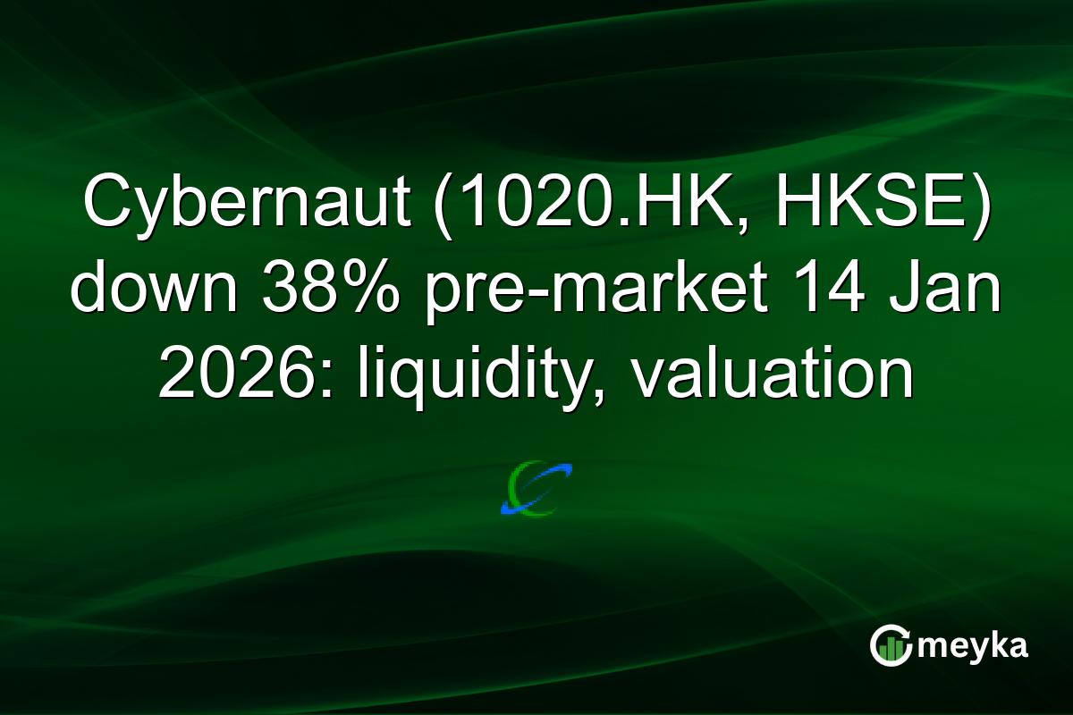 Cybernaut (1020.HK, HKSE) down 38% pre-market 14 Jan 2026: liquidity, valuation