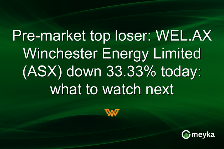 Pre-market top loser: WEL.AX Winchester Energy Limited (ASX) down 33.33% today: what to watch next