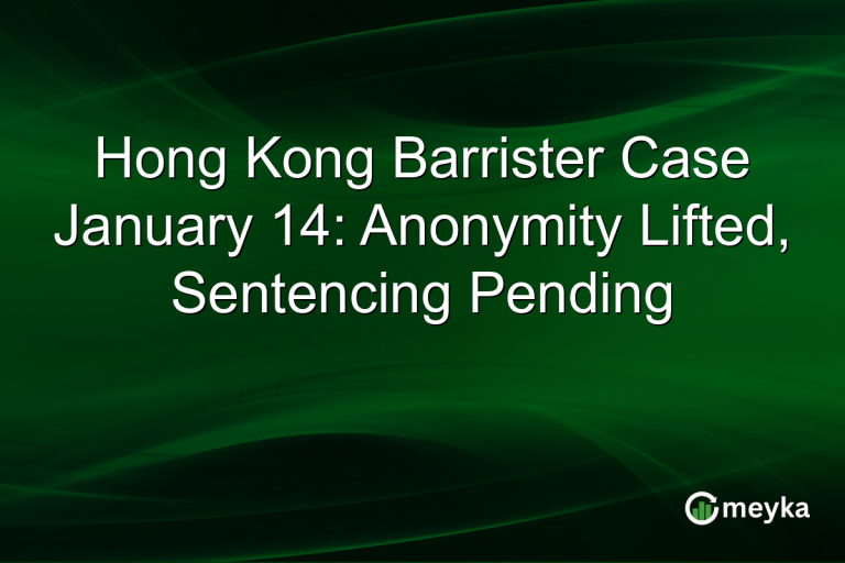 Hong Kong Barrister Case January 14: Anonymity Lifted, Sentencing Pending