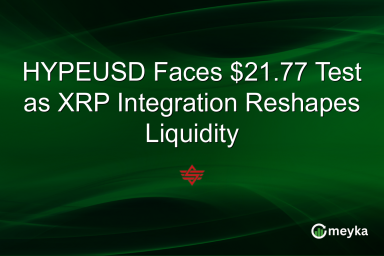 HYPEUSD Faces $21.77 Test as XRP Integration Reshapes Liquidity