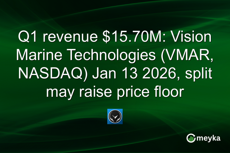 Q1 revenue $15.70M: Vision Marine Technologies (VMAR, NASDAQ) Jan 13 2026, split may raise price floor