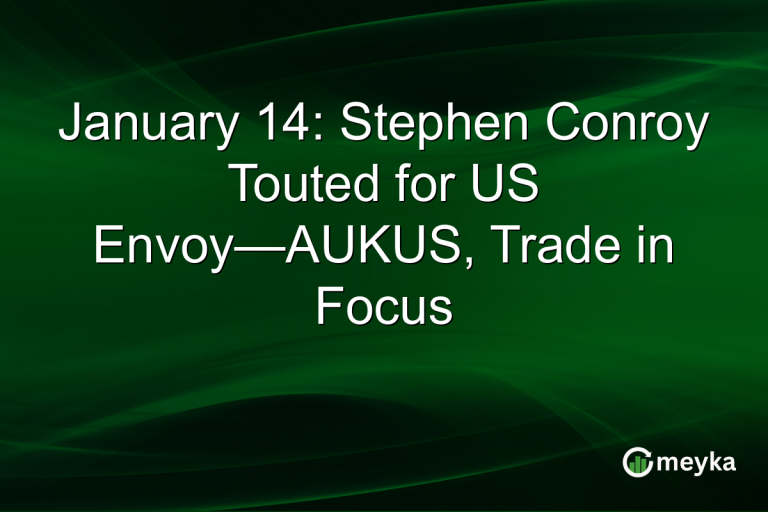 January 14: Stephen Conroy Touted for US Envoy—AUKUS, Trade in Focus