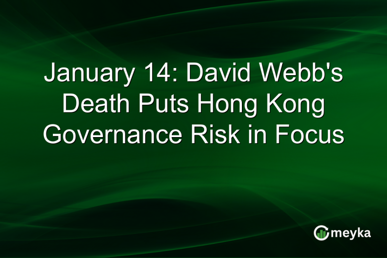 January 14: David Webb's Death Puts Hong Kong Governance Risk in Focus
