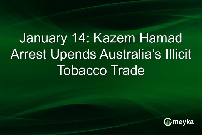 January 14: Kazem Hamad Arrest Upends Australia’s Illicit Tobacco Trade