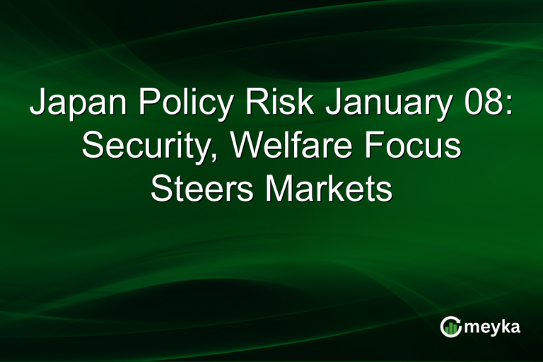 Japan Policy Risk January 08: Security, Welfare Focus Steers Markets