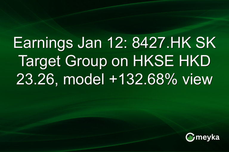 Earnings Jan 12: 8427.HK SK Target Group on HKSE HKD 23.26, model +132.68% view