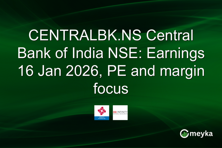 CENTRALBK.NS Central Bank of India NSE: Earnings 16 Jan 2026, PE and margin focus