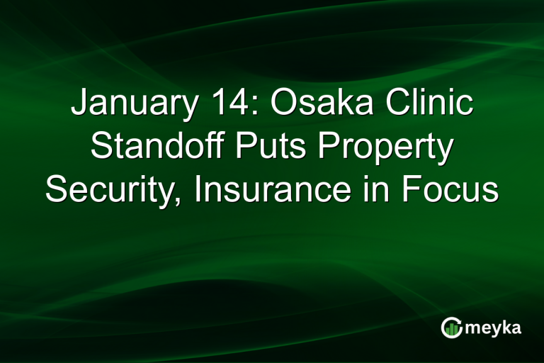 January 14: Osaka Clinic Standoff Puts Property Security, Insurance in Focus
