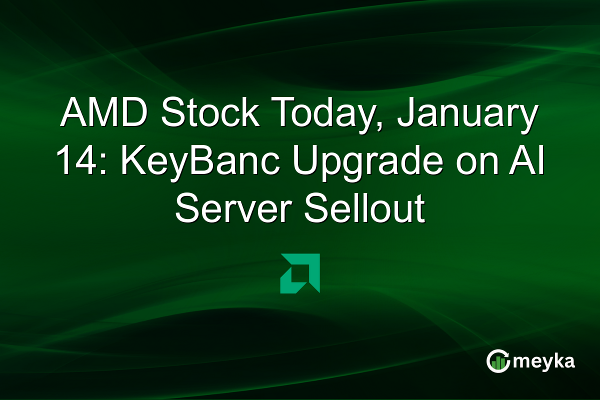 AMD Stock Today, January 14: KeyBanc Upgrade on AI Server Sellout