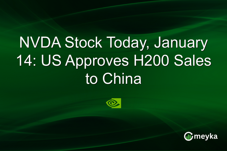 NVDA Stock Today, January 14: US Approves H200 Sales to China