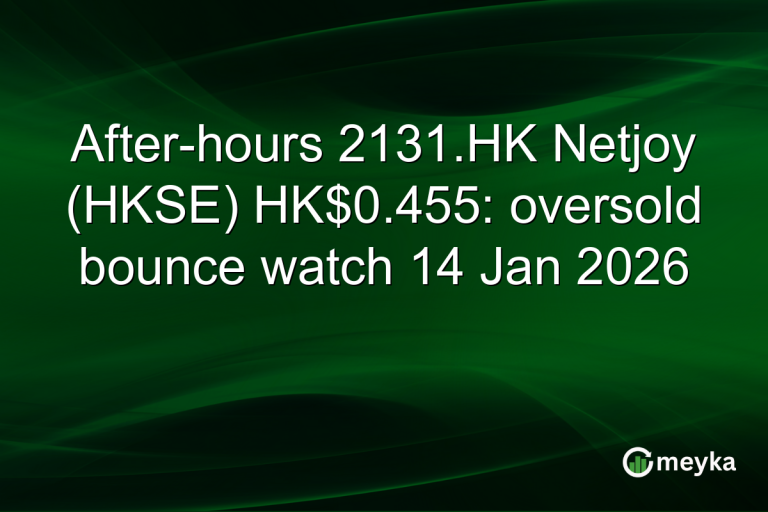 After-hours 2131.HK Netjoy (HKSE) HK$0.455: oversold bounce watch 14 Jan 2026
