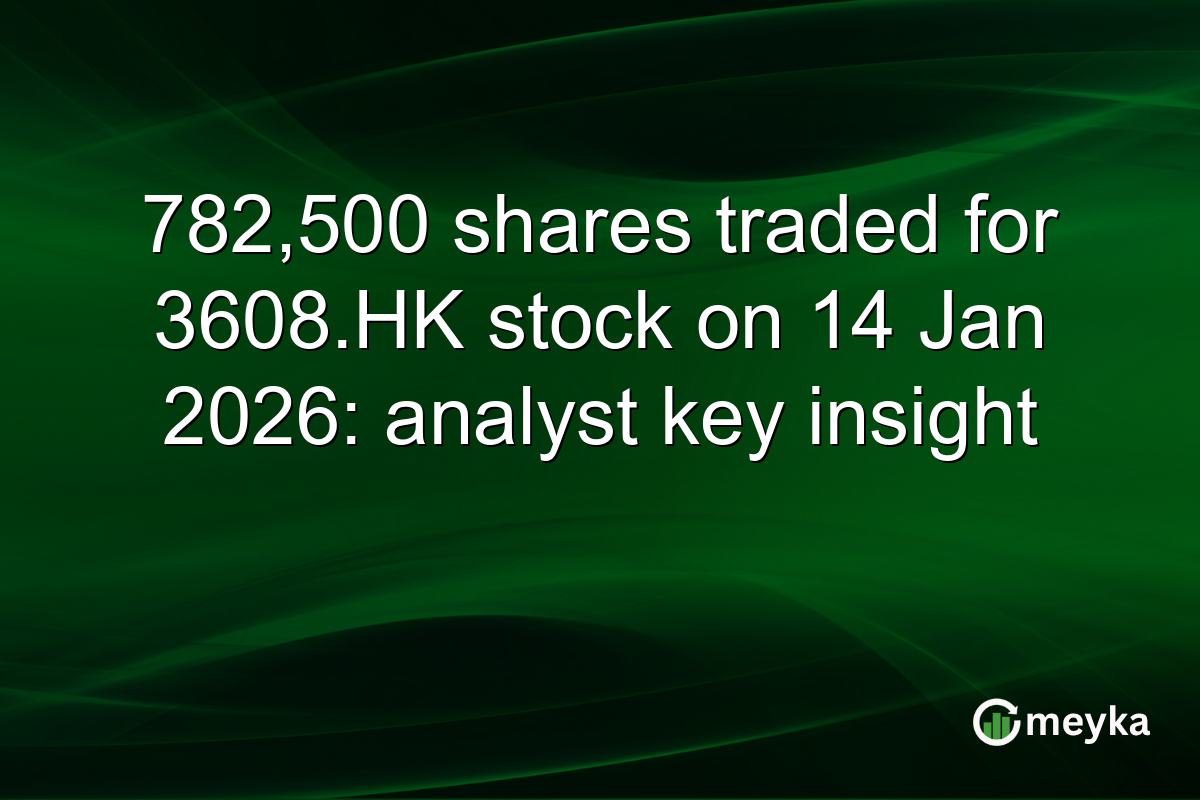 782,500 shares traded for 3608.HK stock on 14 Jan 2026: analyst key insight