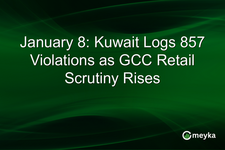 January 8: Kuwait Logs 857 Violations as GCC Retail Scrutiny Rises