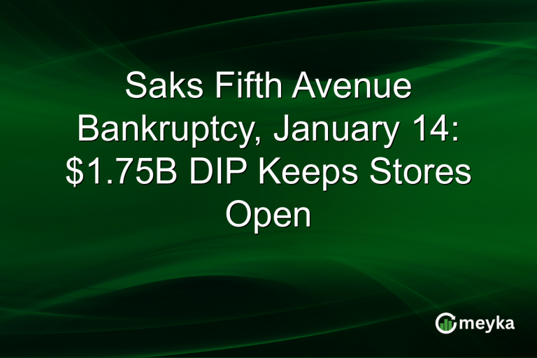 Saks Fifth Avenue Bankruptcy, January 14: $1.75B DIP Keeps Stores Open
