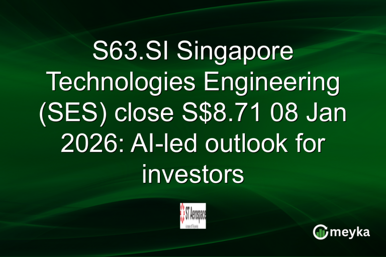 S63.SI Singapore Technologies Engineering (SES) close S$8.71 08 Jan 2026: AI-led outlook for investors