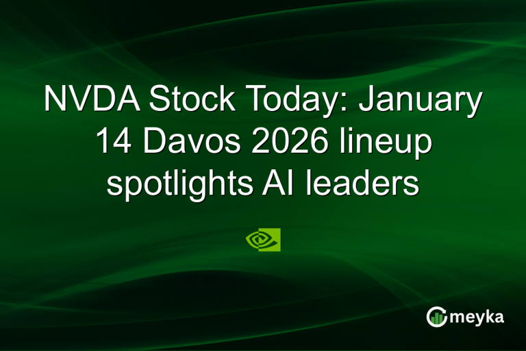 NVDA Stock Today: January 14 Davos 2026 lineup spotlights AI leaders